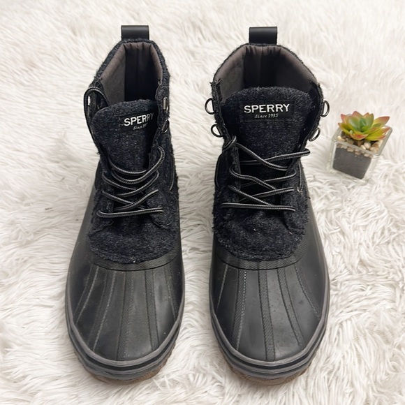 Sperry Men’s huntington wool water resistant duck rain boot size 10 - Picture 3 of 6